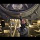 Johnson signing off on the Millennium Falcon.